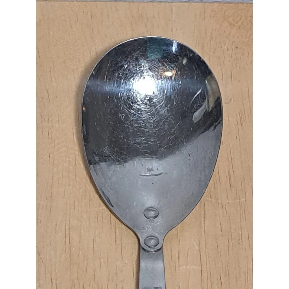 Veri-Sharp Imperial Stainless Spoons Serving Basting Wood Handles 11